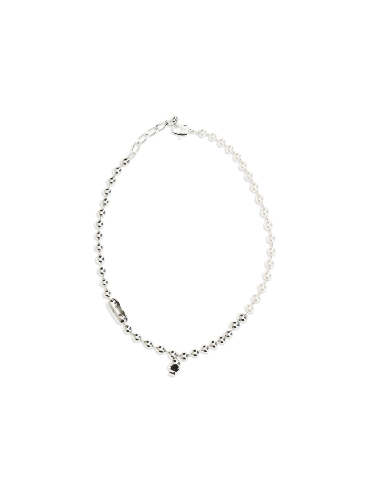 Alexander McQueen Pearl skull Necklace - 0926+Pearl