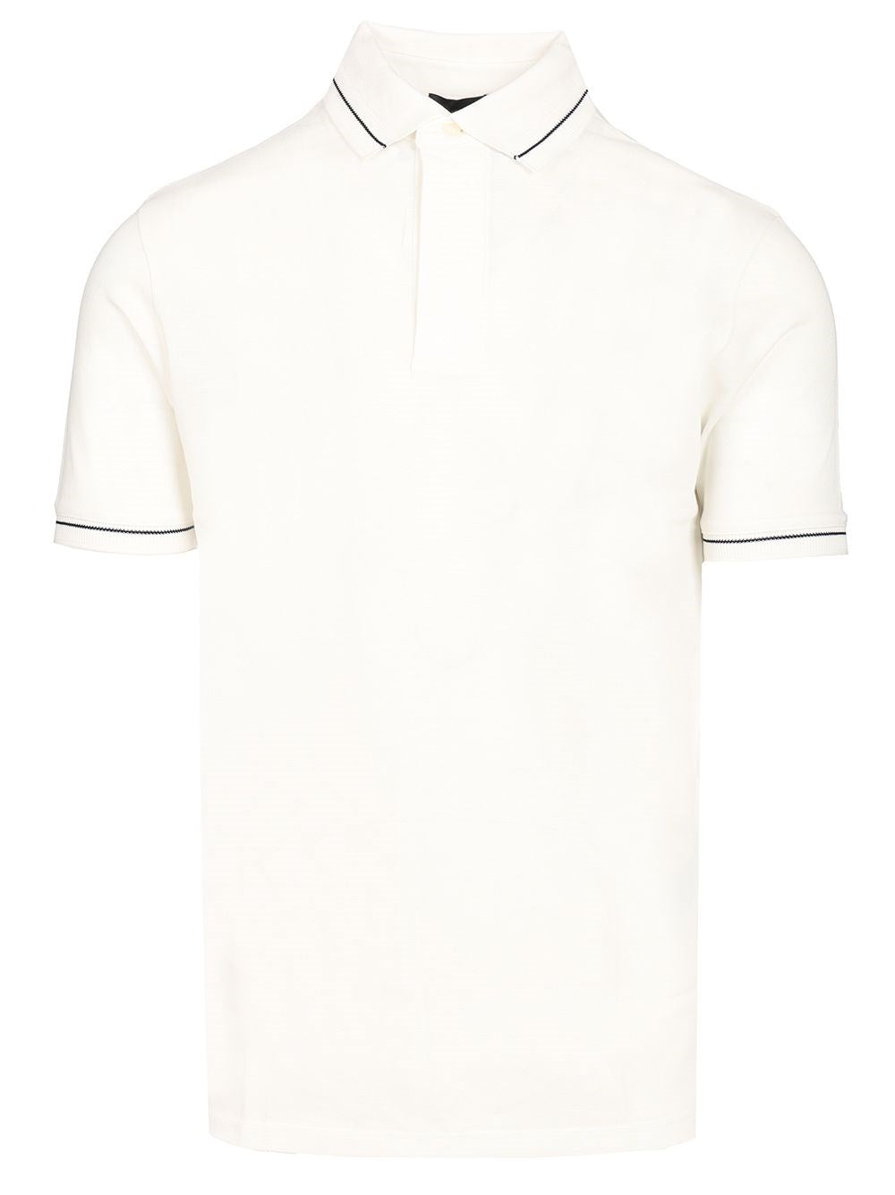 Emporio Armani Short Sleeve Polo Shirt - White