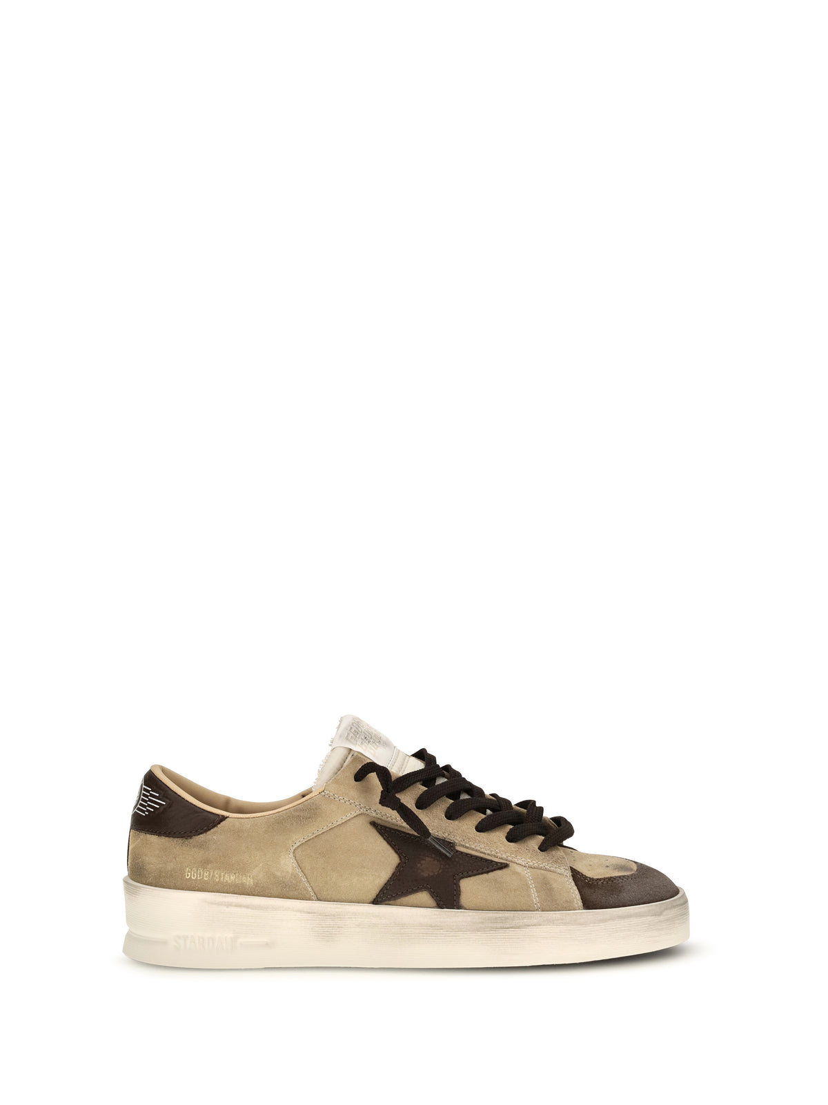 Golden Goose Stardan suede Sneakers - Beige/Brown/White