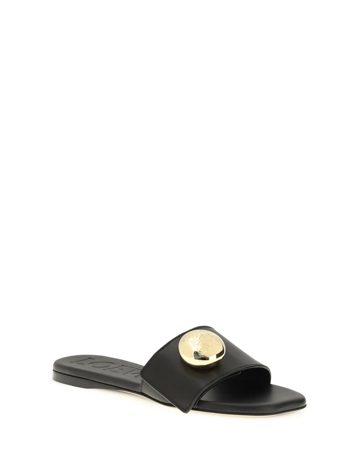 Loewe Pebble slide Sandals - Black