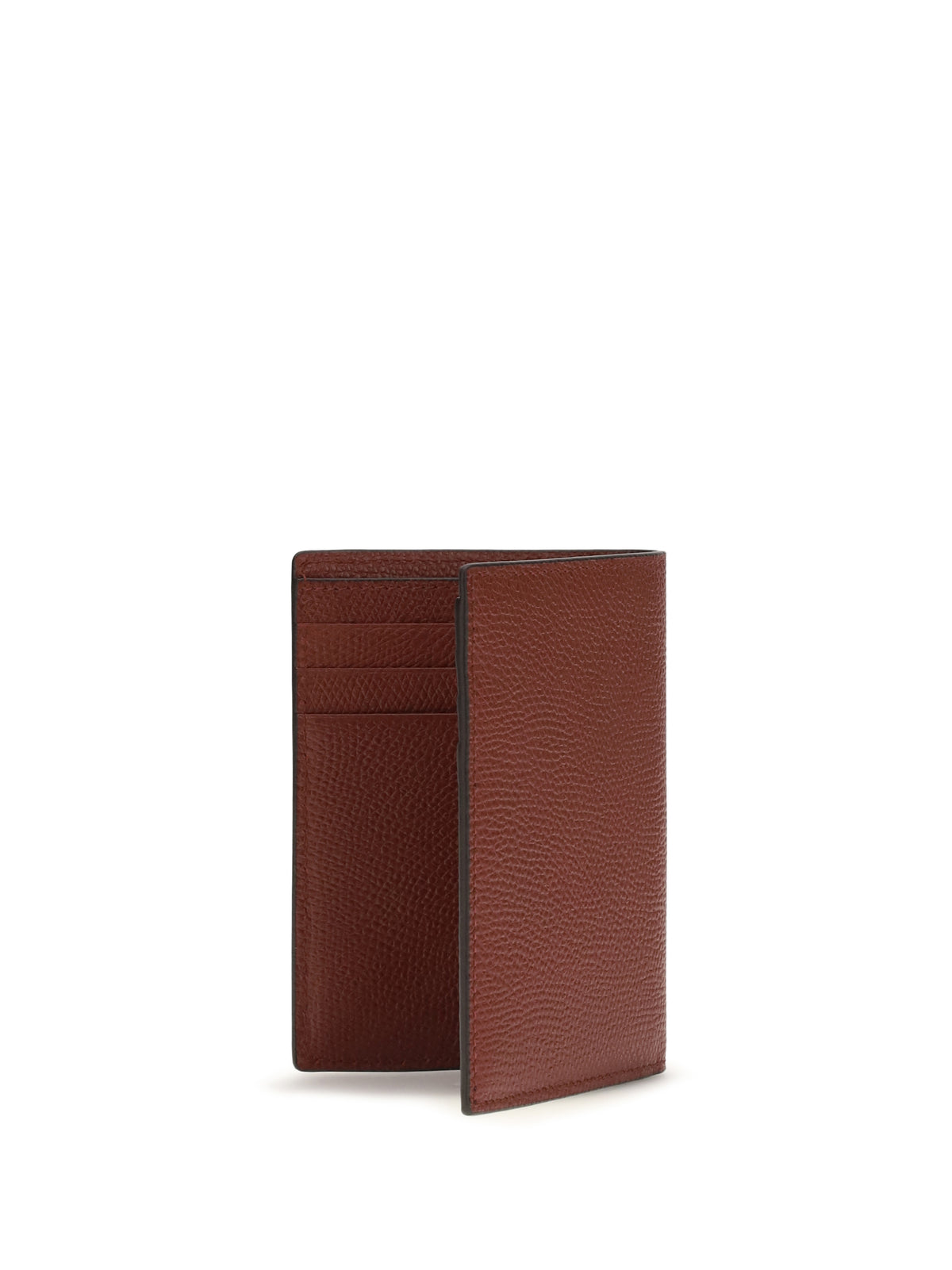Valentino Garavani VLogo Signature Card Holder - Blood Red