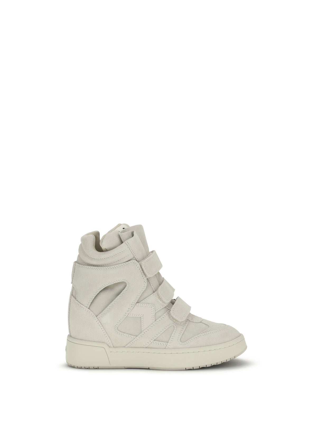 Isabel Marant Wedge leather Sneakers IM3-GZ - Ecru