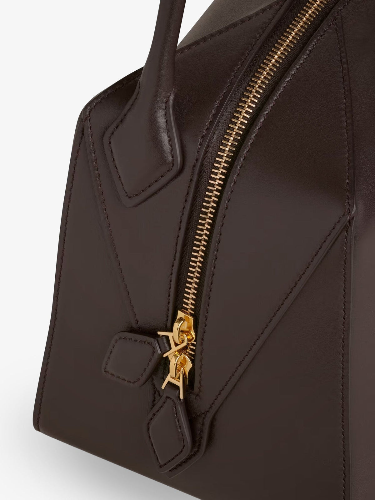 Alaïa Bouledogue leather shoulder bag - Brun Fume