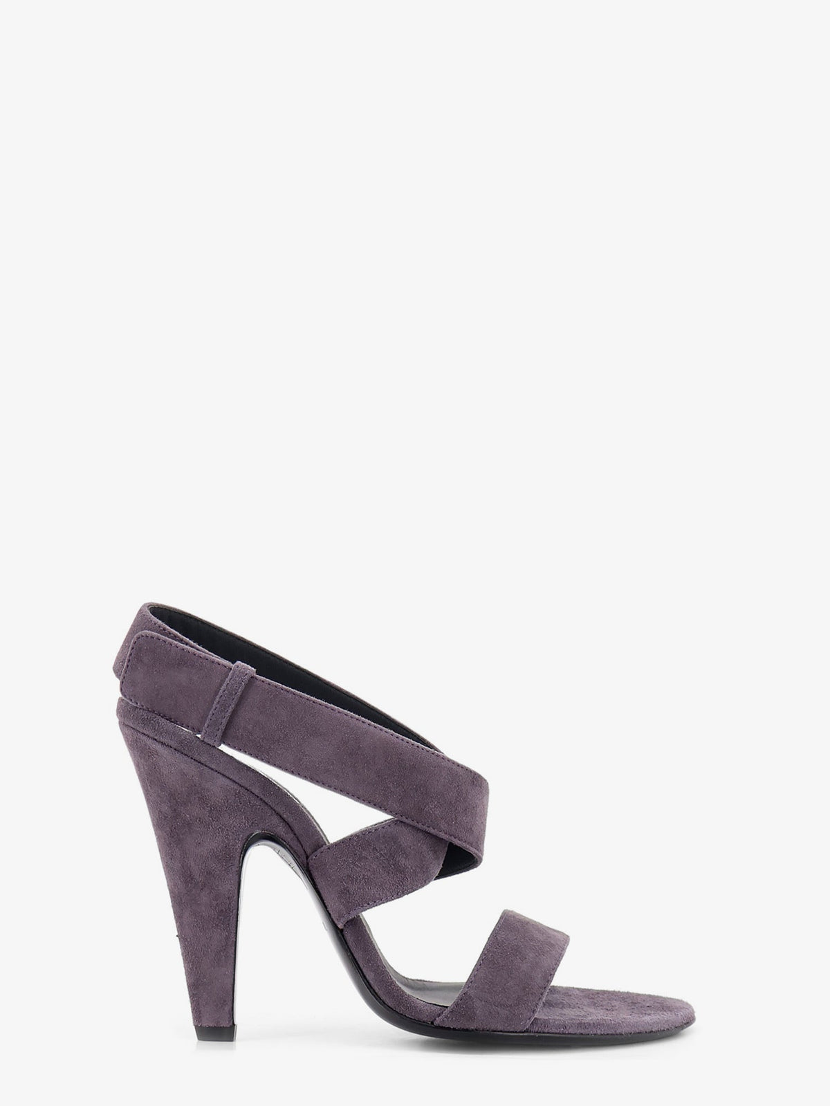 Alaïa Suede heeled sandals - Vert Camouflage