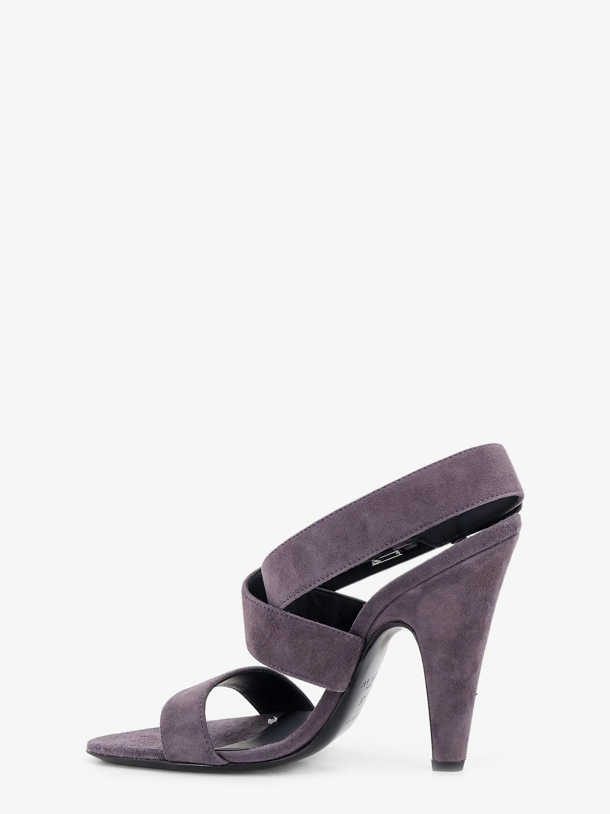Alaïa Suede heeled sandals - Vert Camouflage