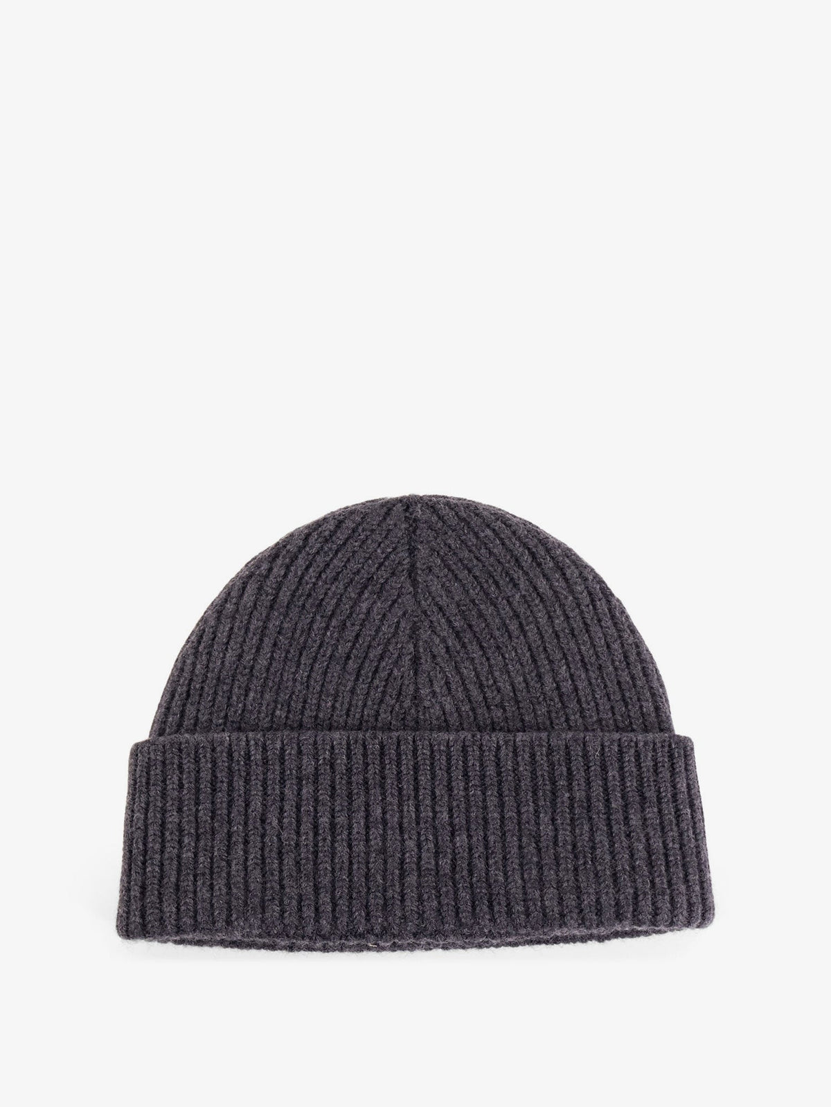 Ami Paris Virgin wool hat with embroidered logo on the front - Noir