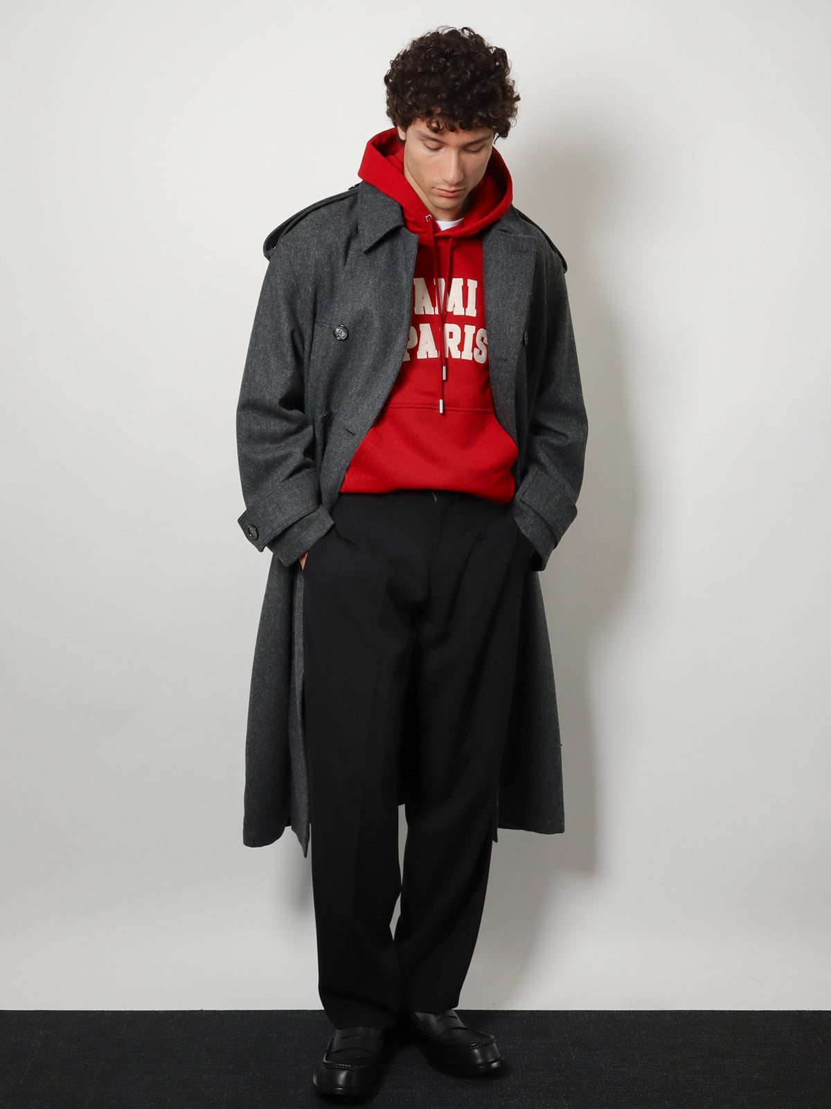 Ami Paris Virgin wool trousers - Noir
