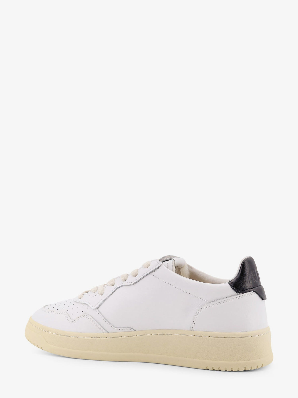 Autry Medalist Low leather sneakers with side logo - Bianco