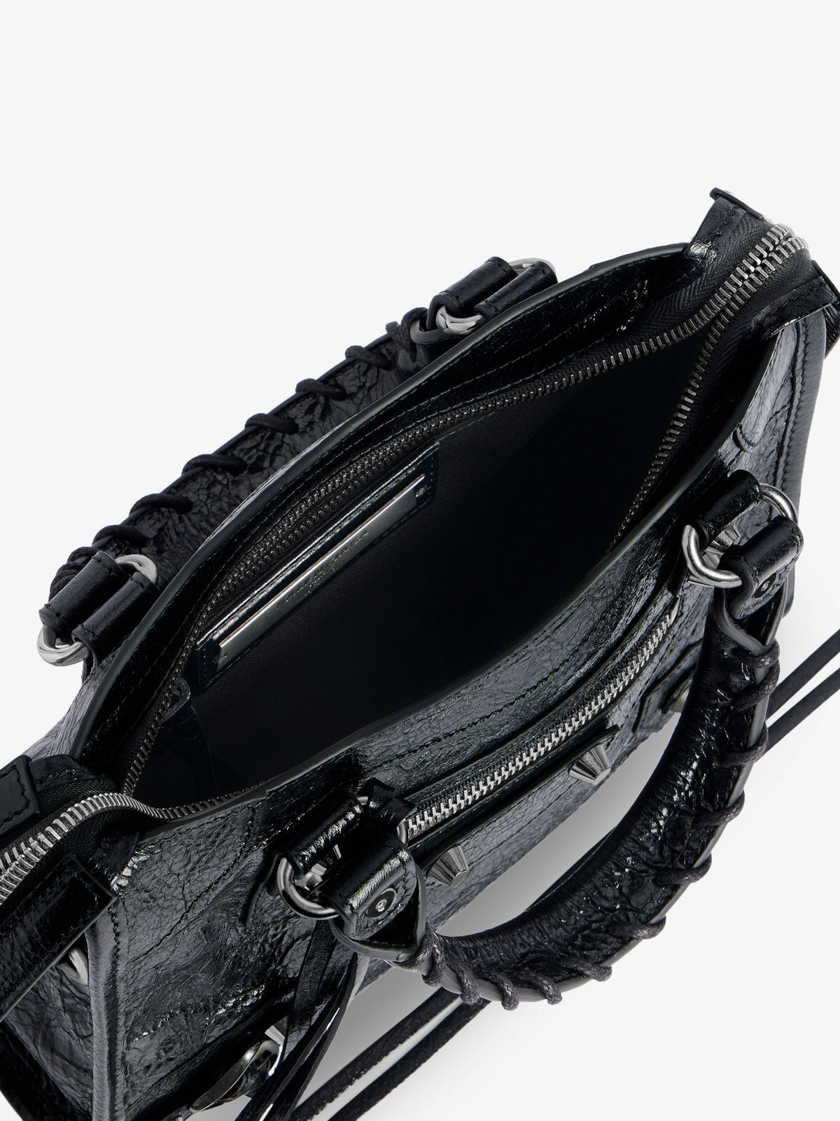 Balenciaga Le City Mini Arena Leather handbag - Black