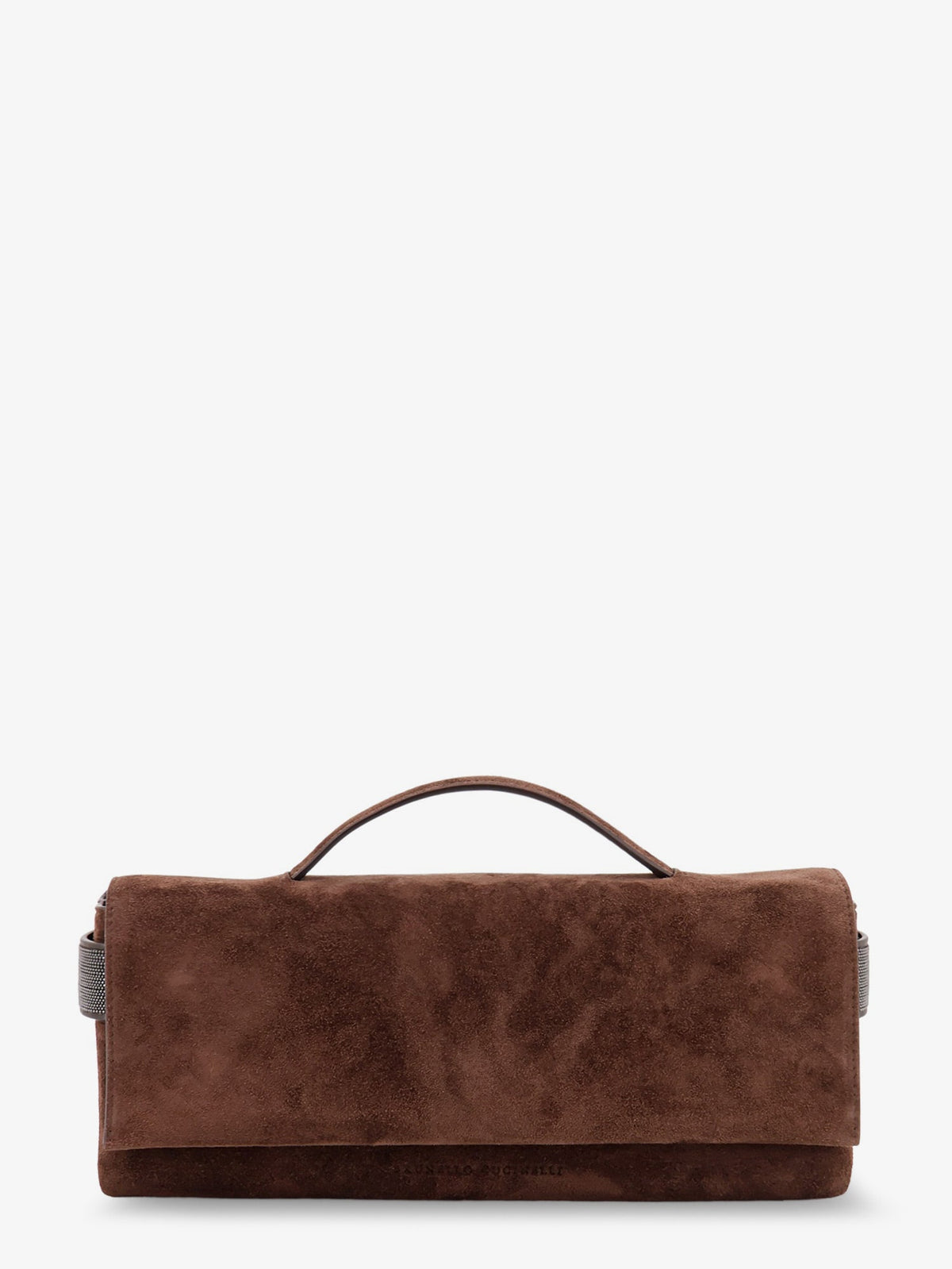 Brunello Cucinelli Essence suede handbag - Espresso