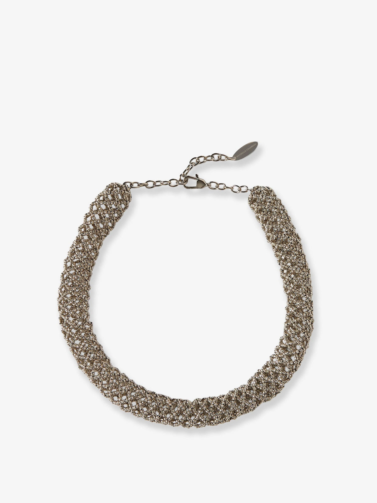 Brunello Cucinelli Collana in argento sterling 925 - Fume'