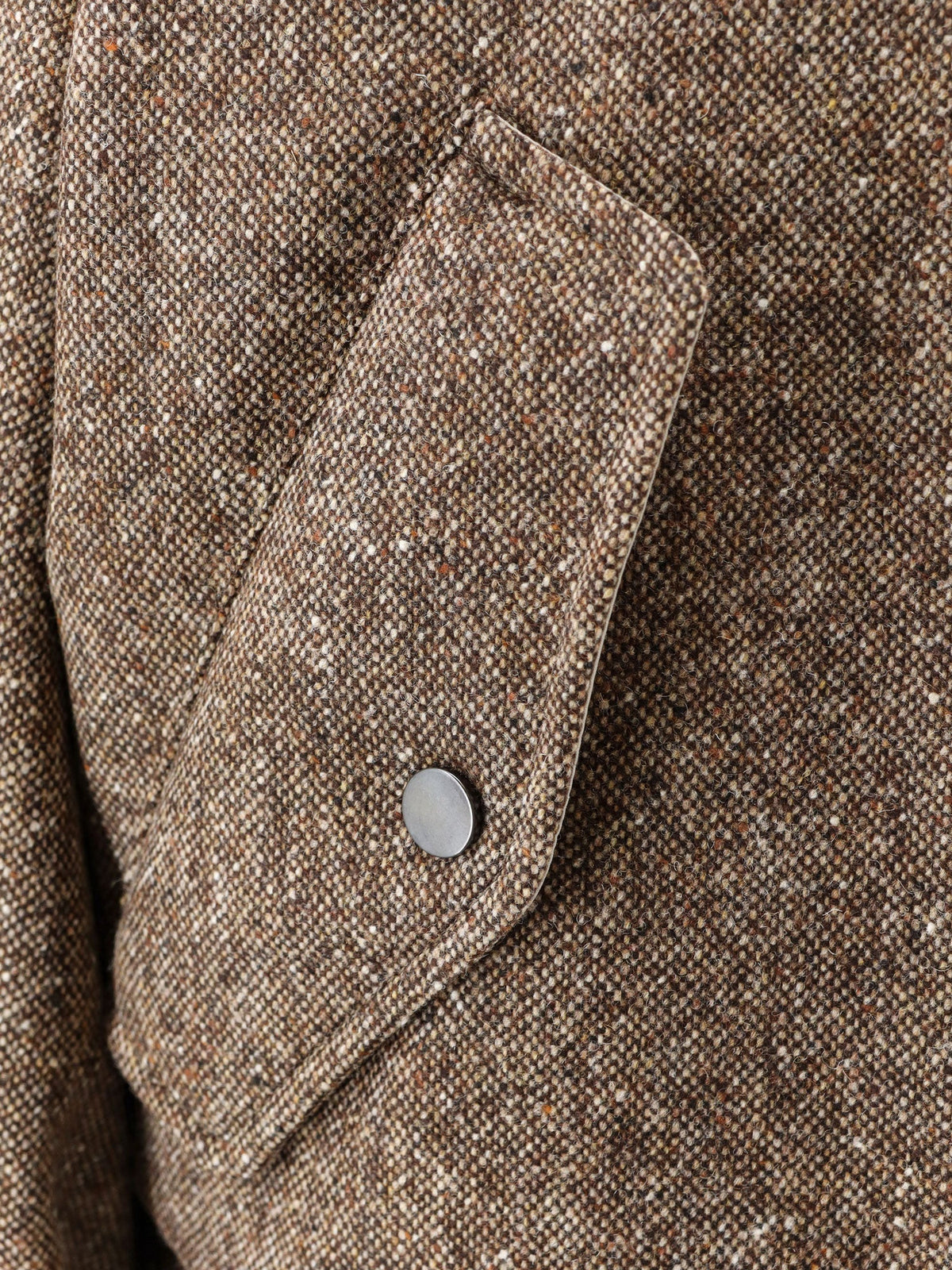 Brunello Cucinelli Mélange virgin wool blend jacket - Marrone