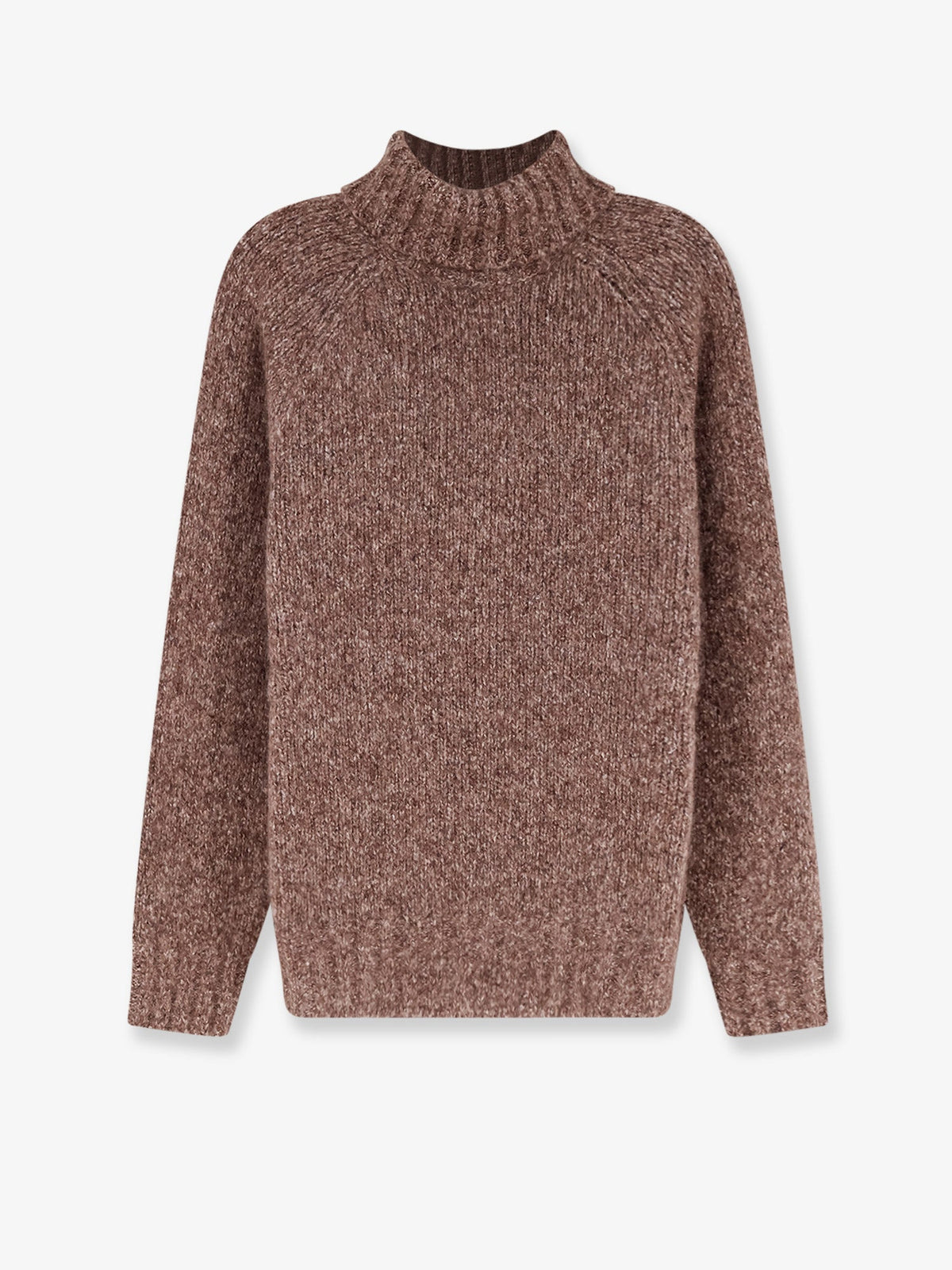 Brunello Cucinelli Cashmere and silk blend turtleneck - Castagna