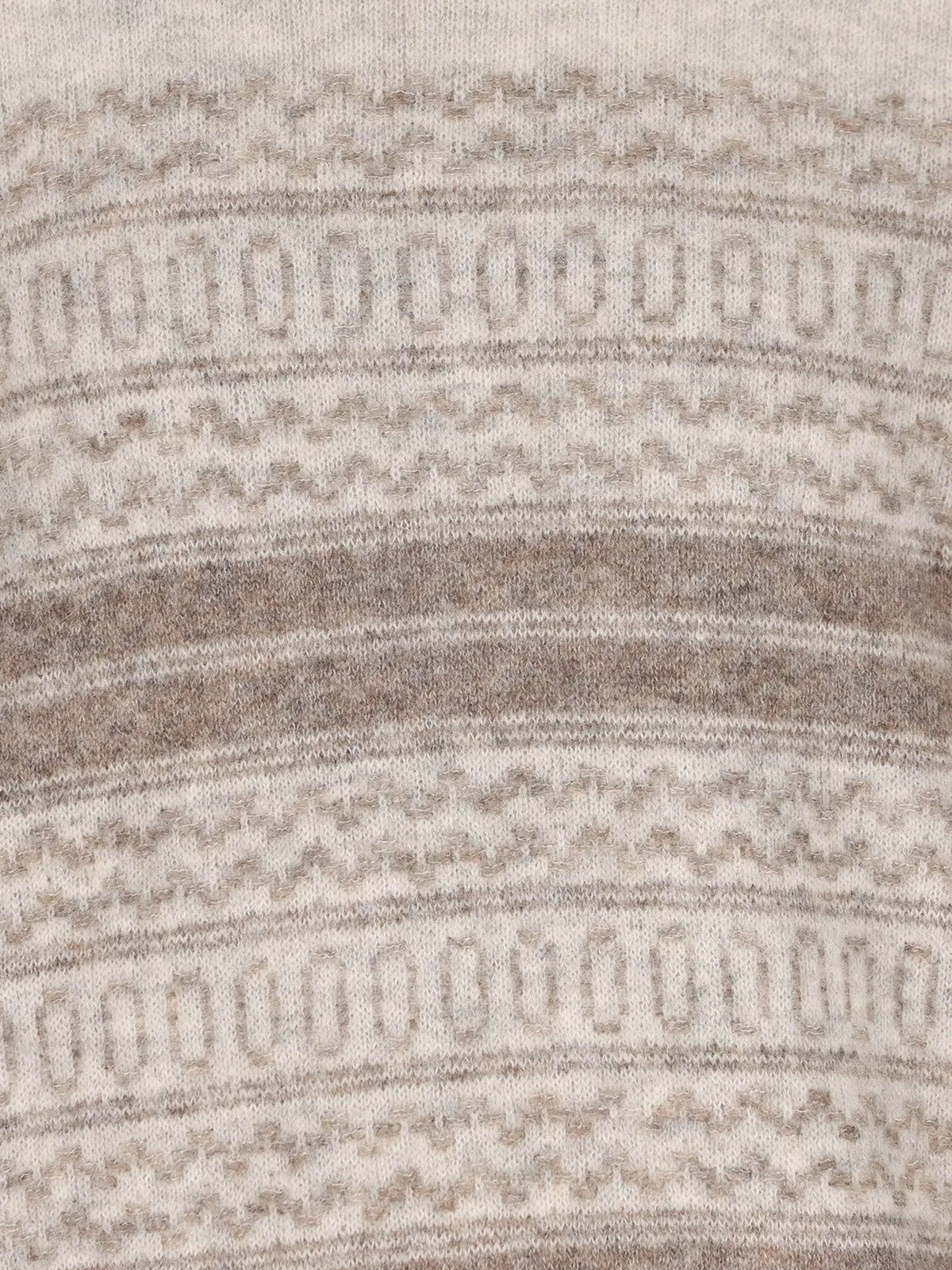 Brunello Cucinelli Nordic Jacquard alpaca, cashmere and wool blend sweater - Nebbia