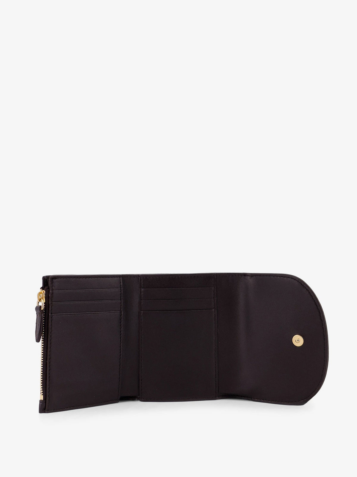Burberry Highlands Compact wallet with leather inserts - Sand