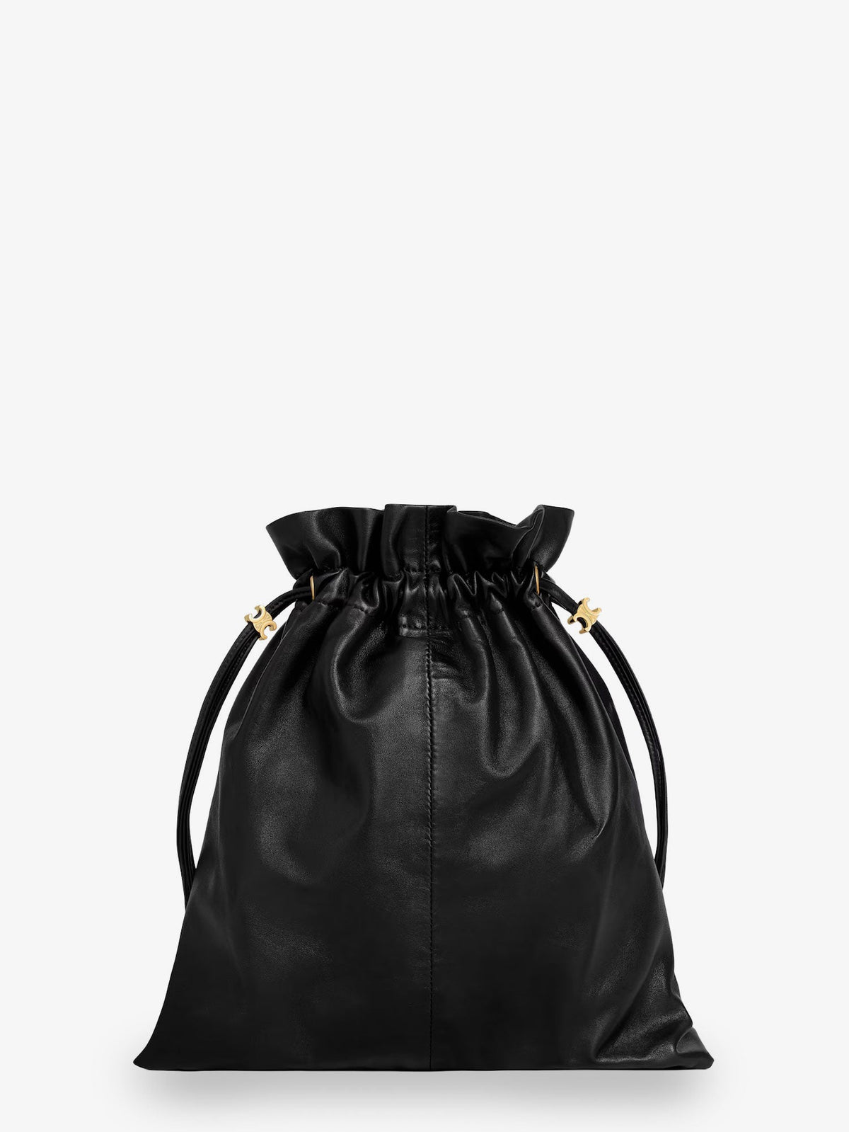 Celine Crystal leather crossbody bag - Black
