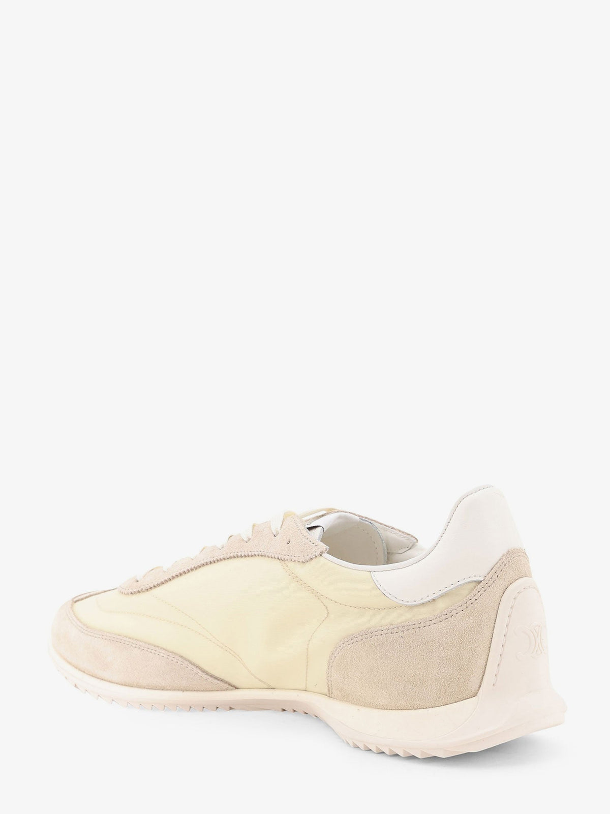 Celine Nylon and suede Racer Sneakers - Vanilla