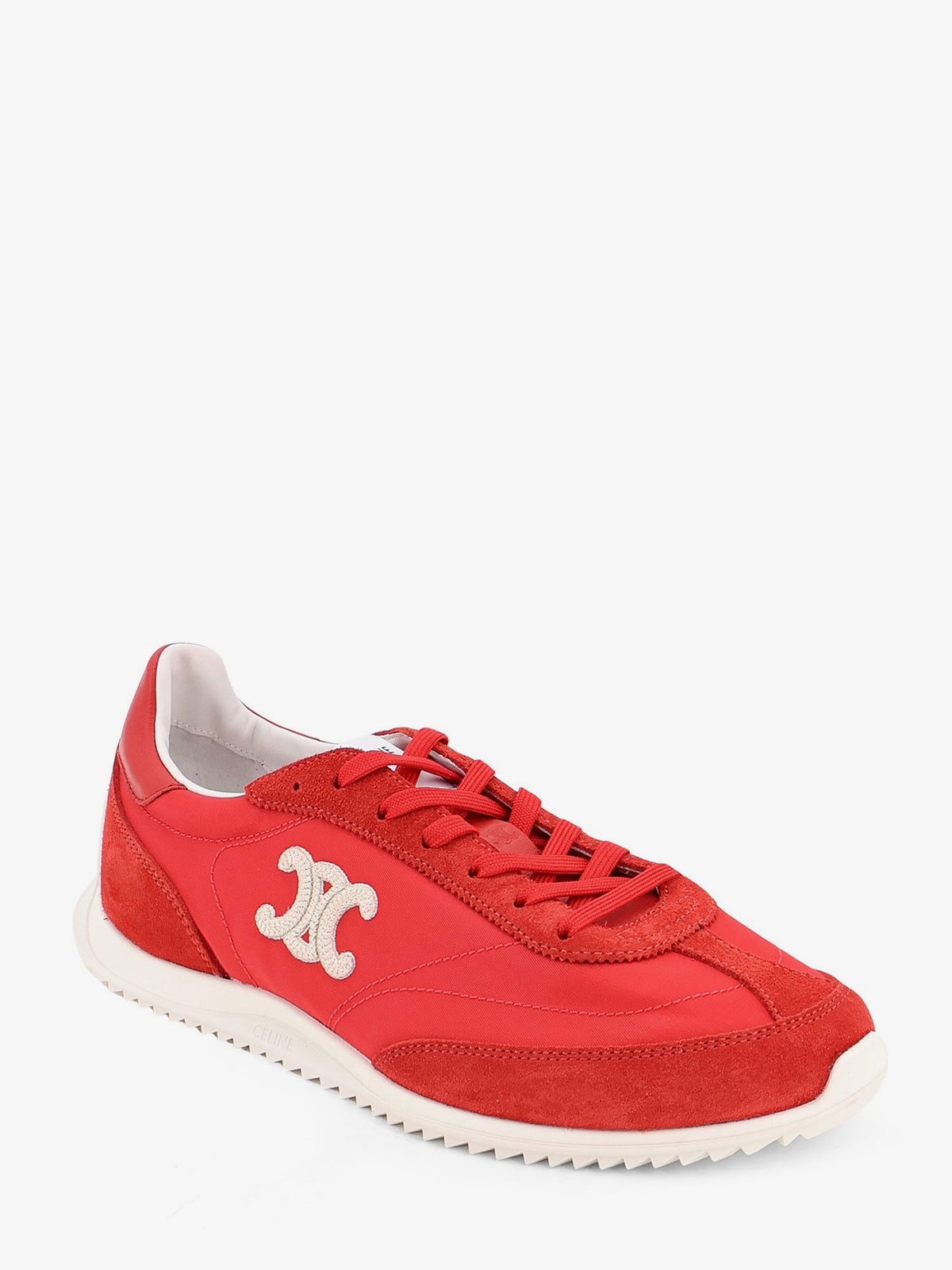 Celine Race sneakers in nylon and suede - Redecru