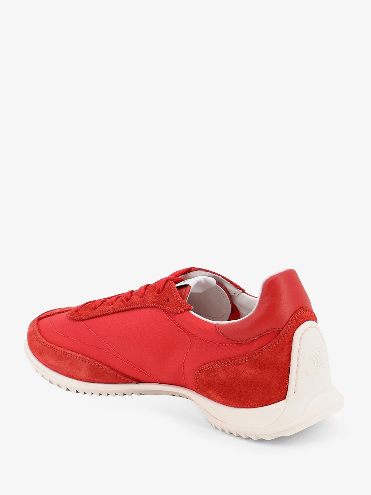 Celine Race sneakers in nylon and suede - Redecru