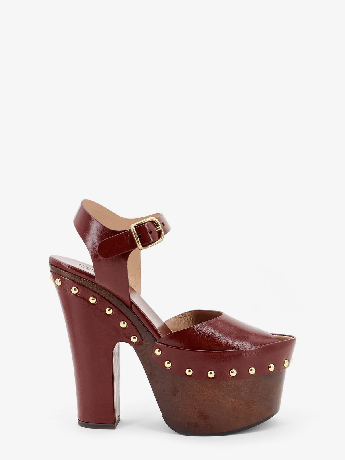 Chloé Meret sandals with oversized platform - Burnt Purple