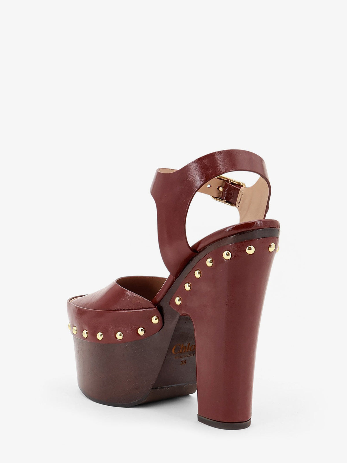 Chloé Meret sandals with oversized platform - Burnt Purple