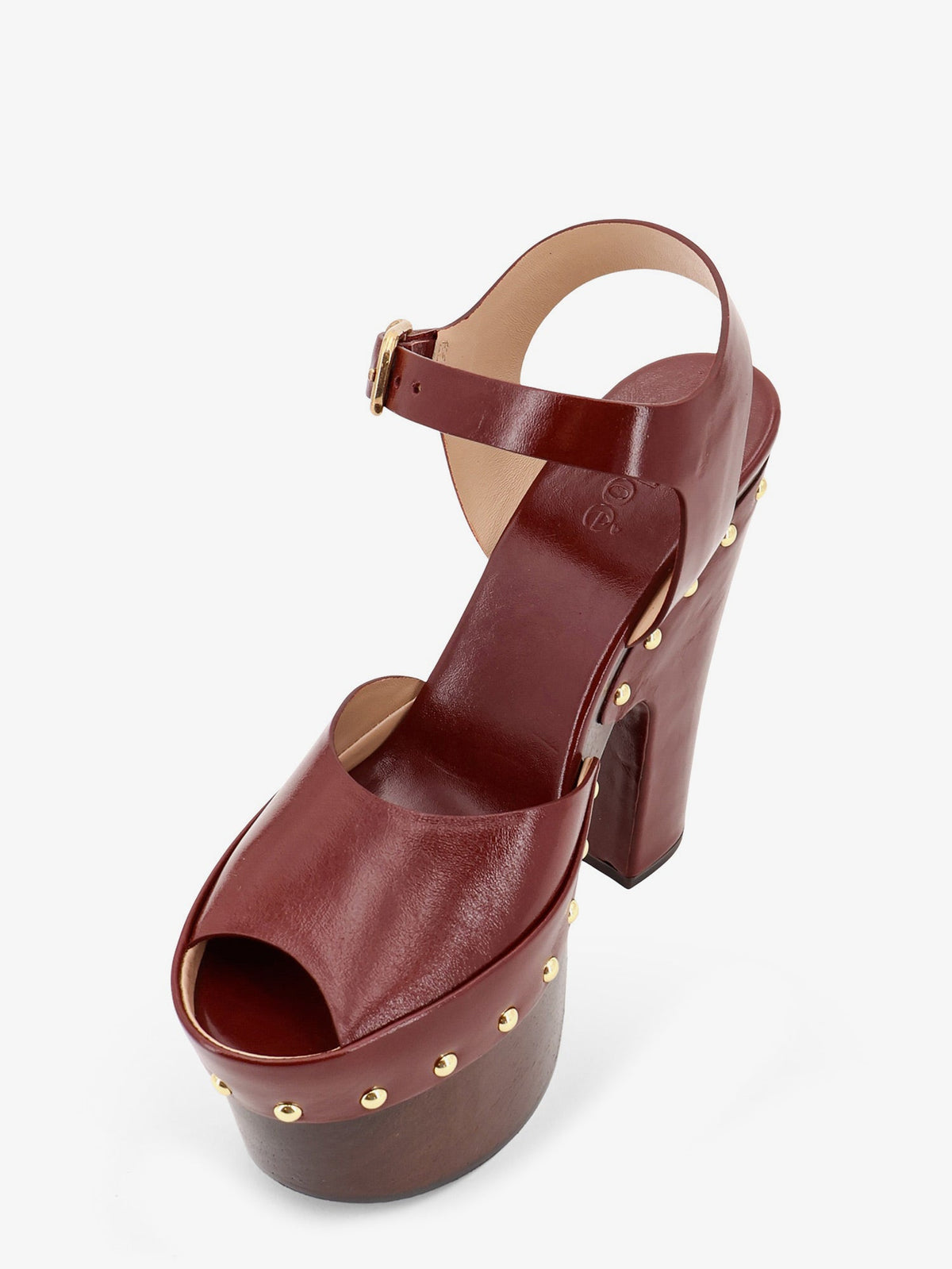 Chloé Meret sandals with oversized platform - Burnt Purple