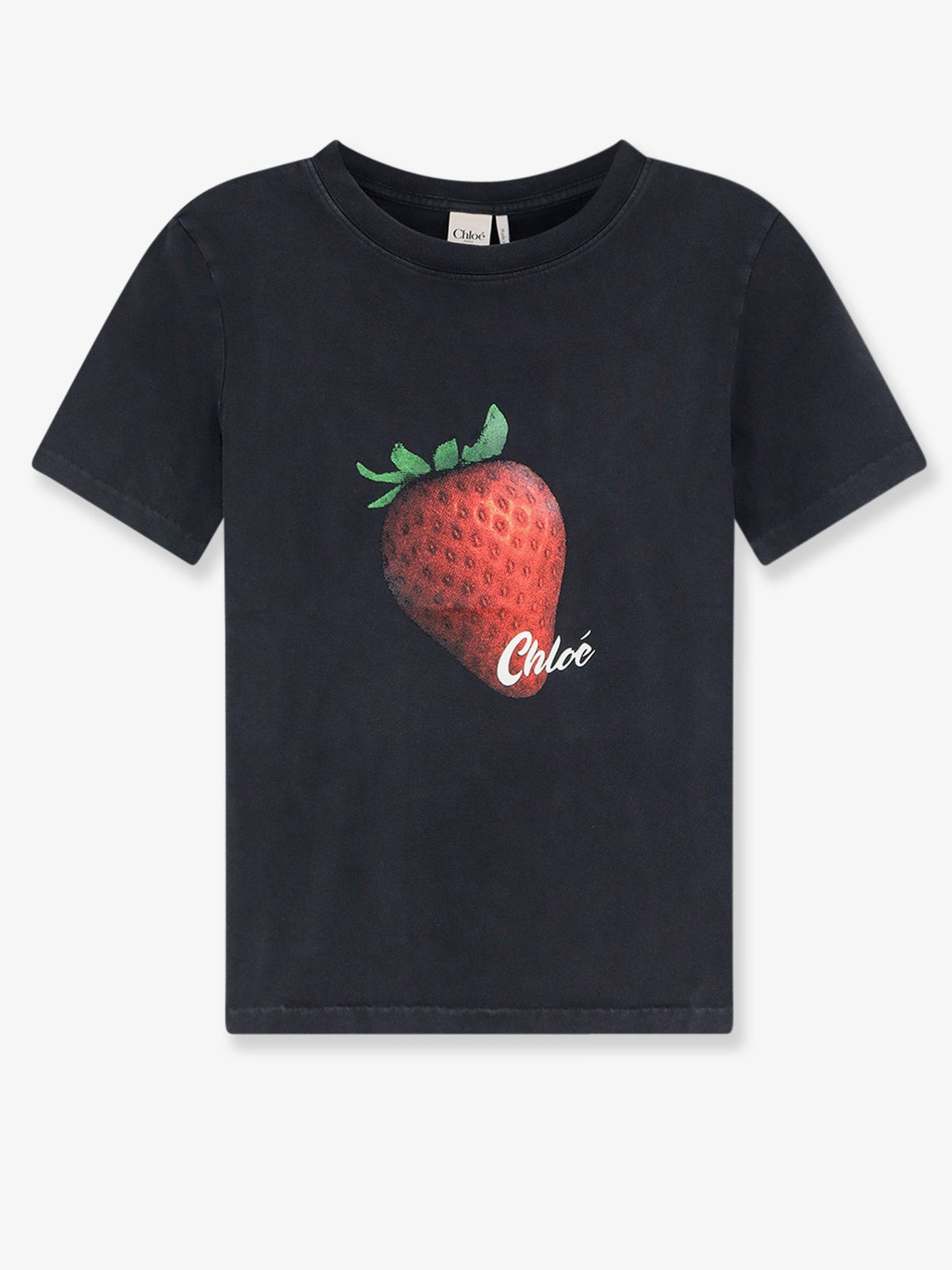 Chloé Cotton T-shirt - Ash Black