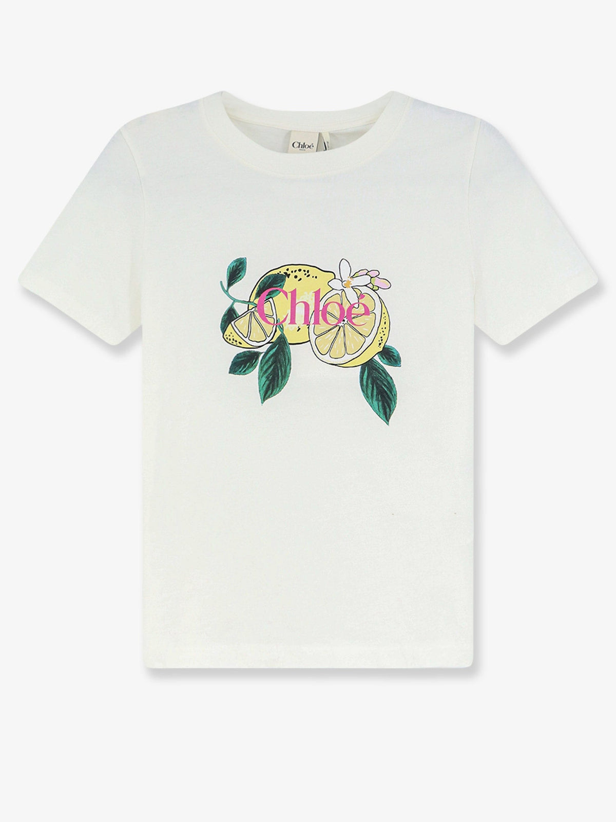 Chloé Cotton T-shirt - Iconic Milk