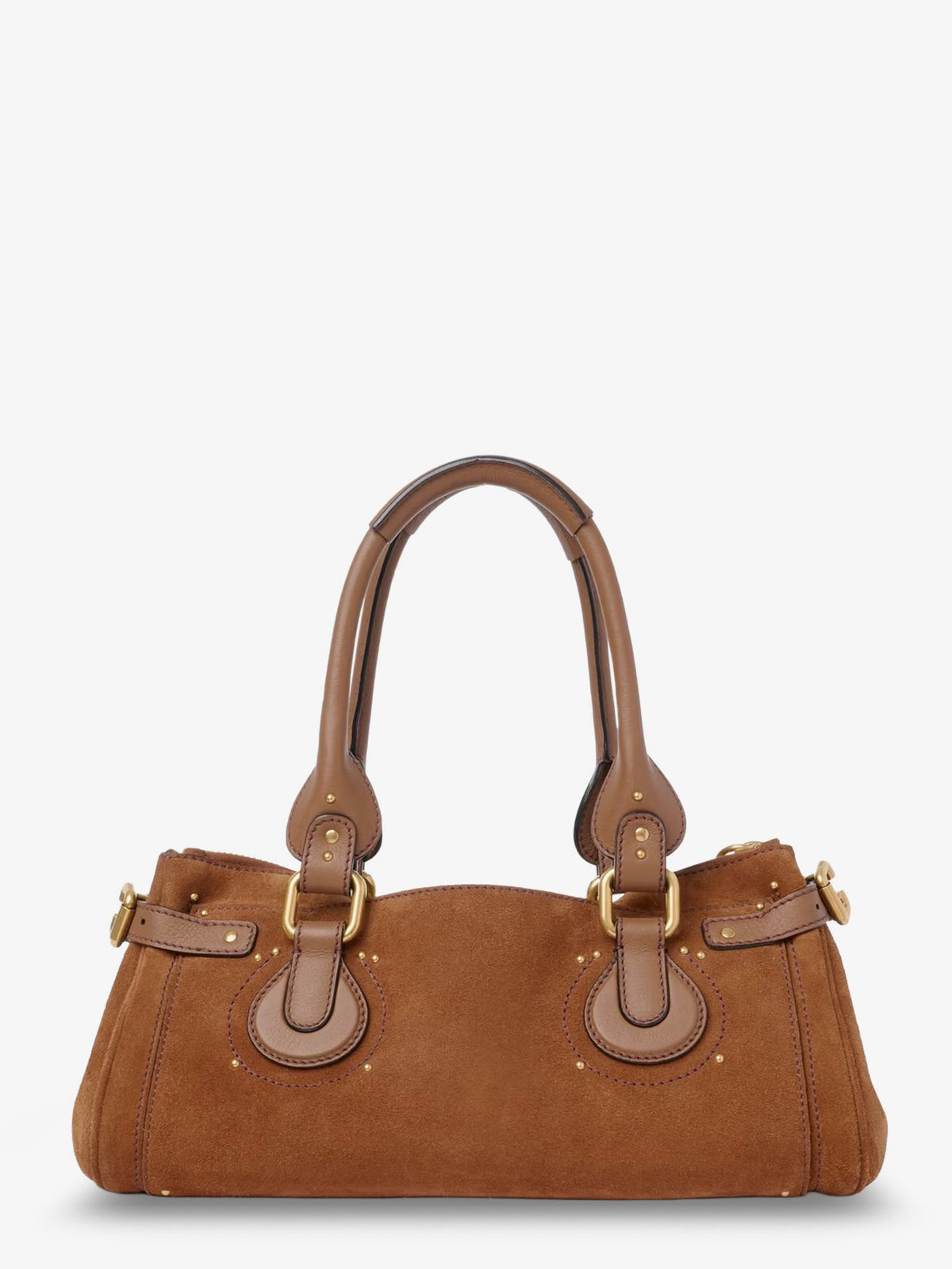 Chloé Paddington suede shoulder bag - Vintage Brown