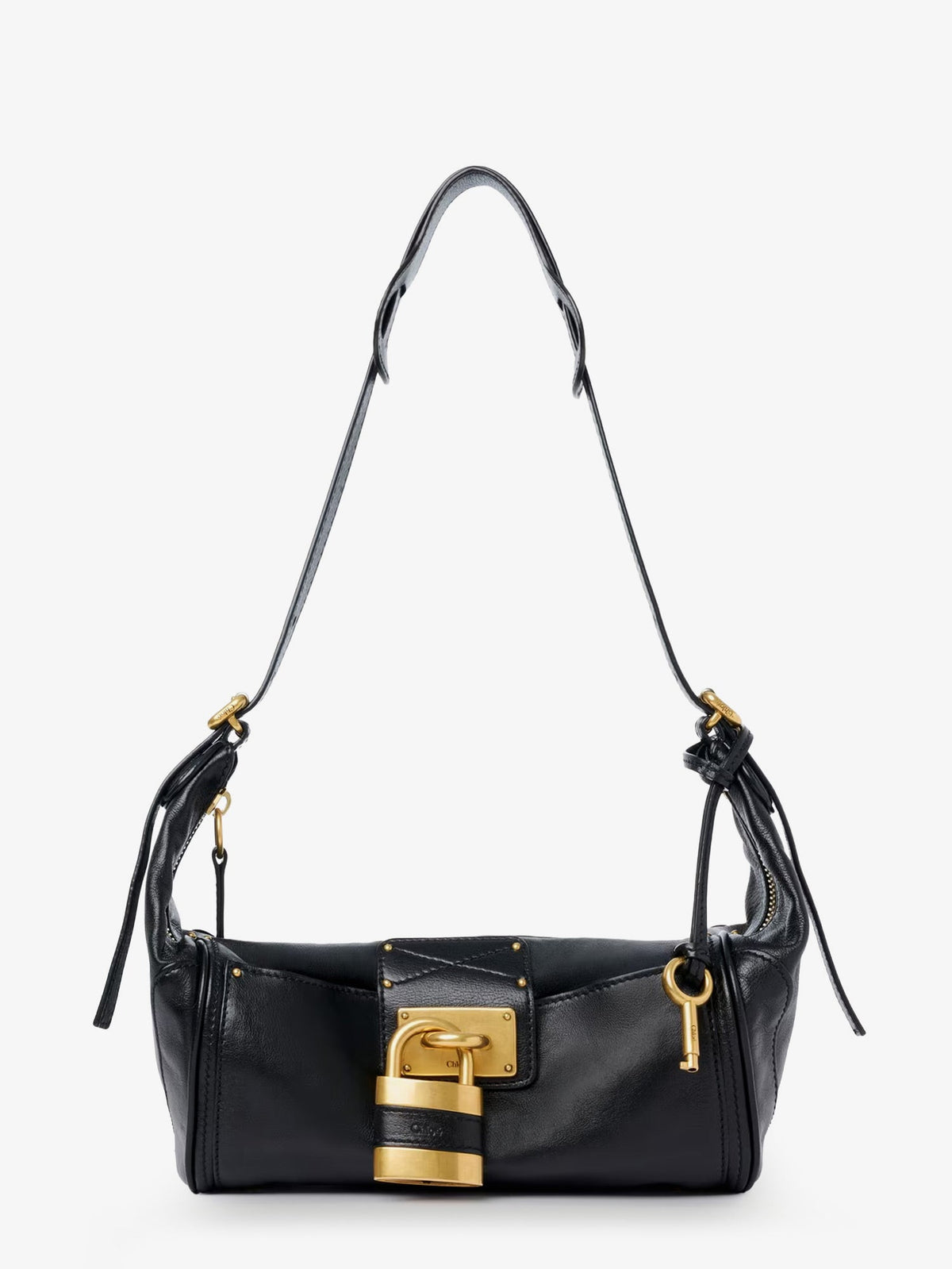 Chloé Paddington Leather Shoulder Bag - Black