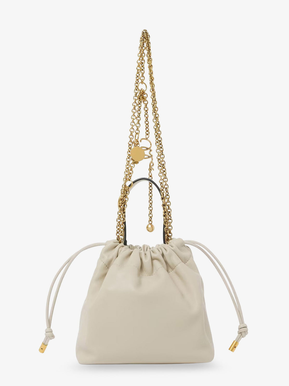 Chloé Chloé Icons Mini leather crossbody bag - Cloudy Cream
