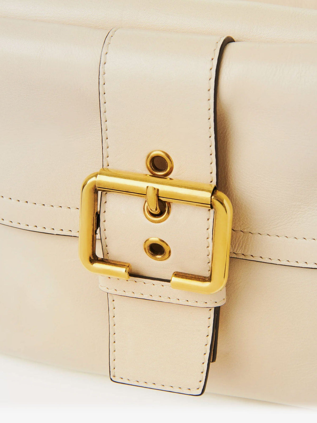 Chloé Medium Double Carry leather shoulder bag - Sweet Beige