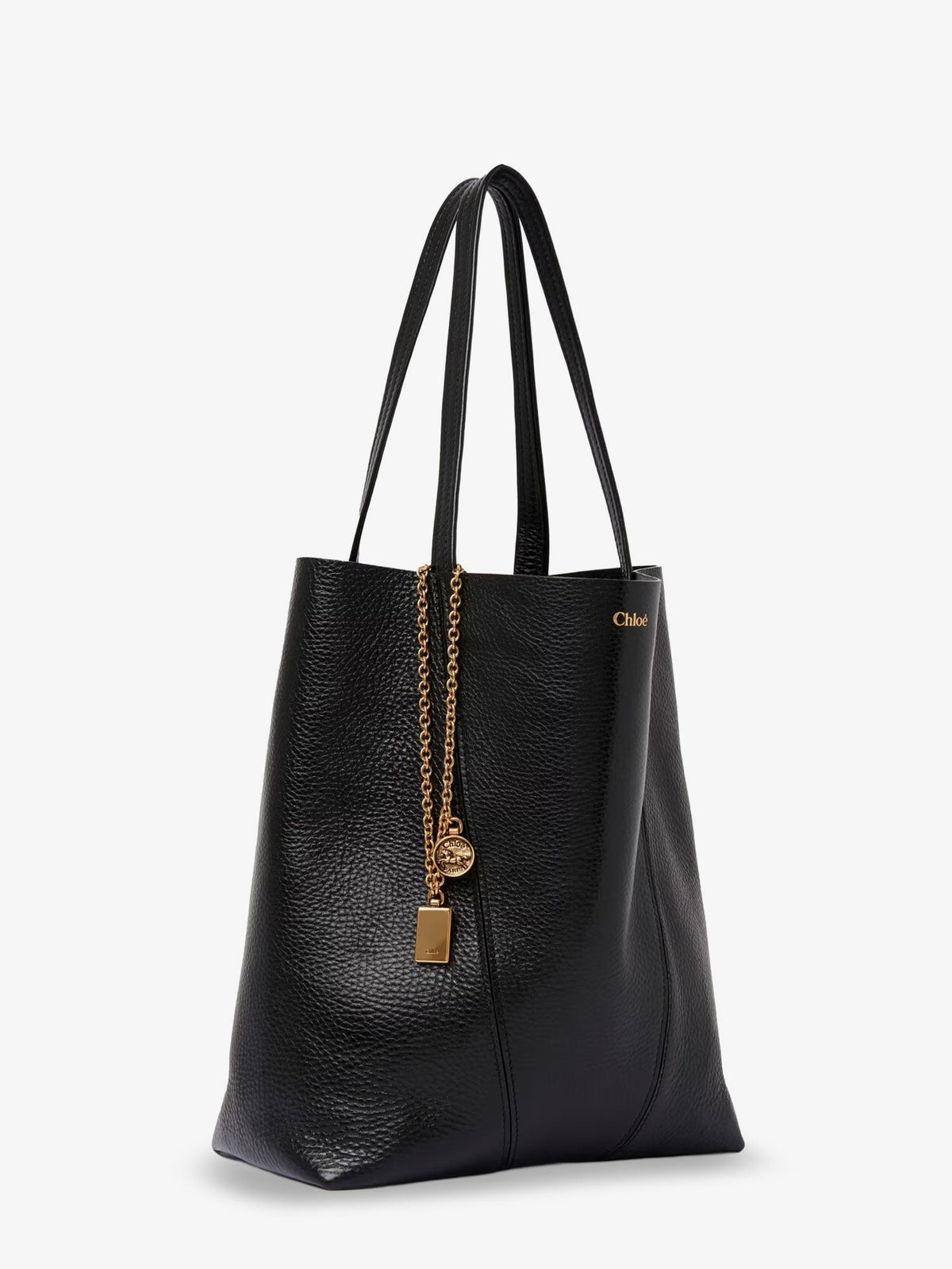 Chloé Chloé Spin leather shoulder bag - Black