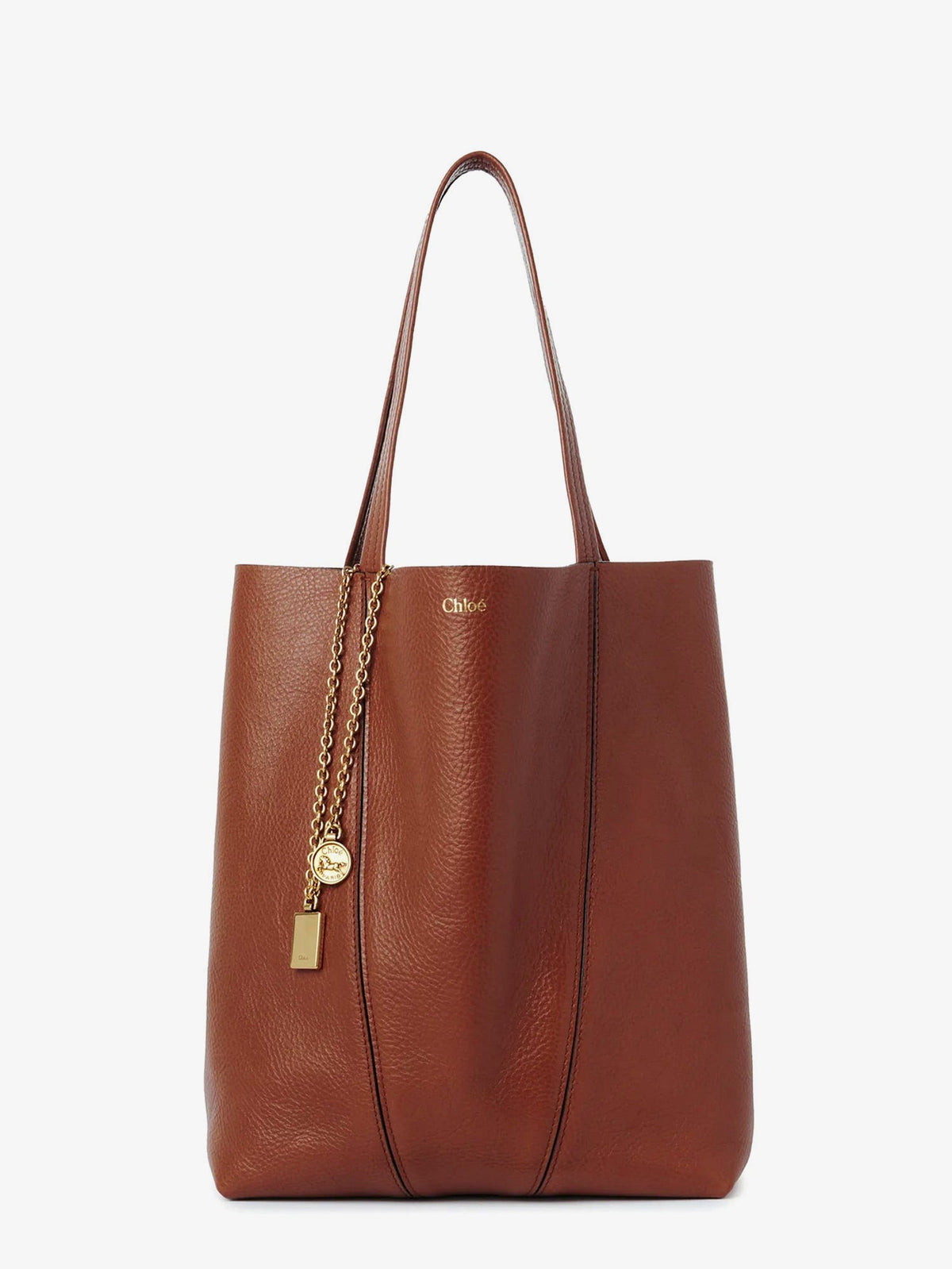 Chloé Chloé Spin leather shoulder bag - Blushy Brown