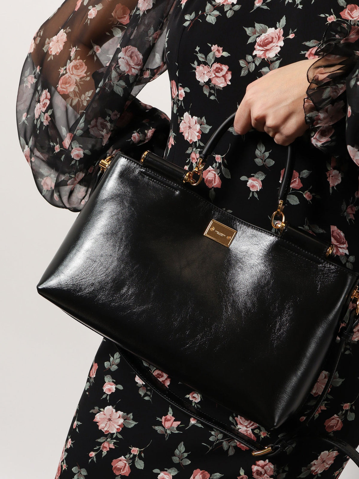 Dolce & Gabbana Vittoria Leather Shoulder Bag - Nero