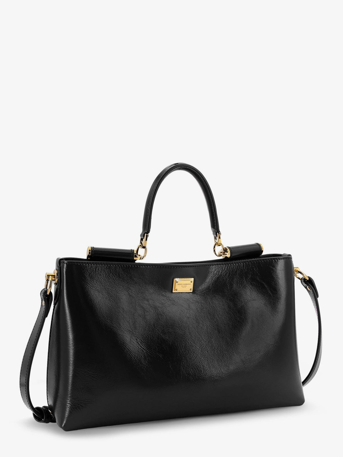 Dolce & Gabbana Vittoria Leather Shoulder Bag - Nero