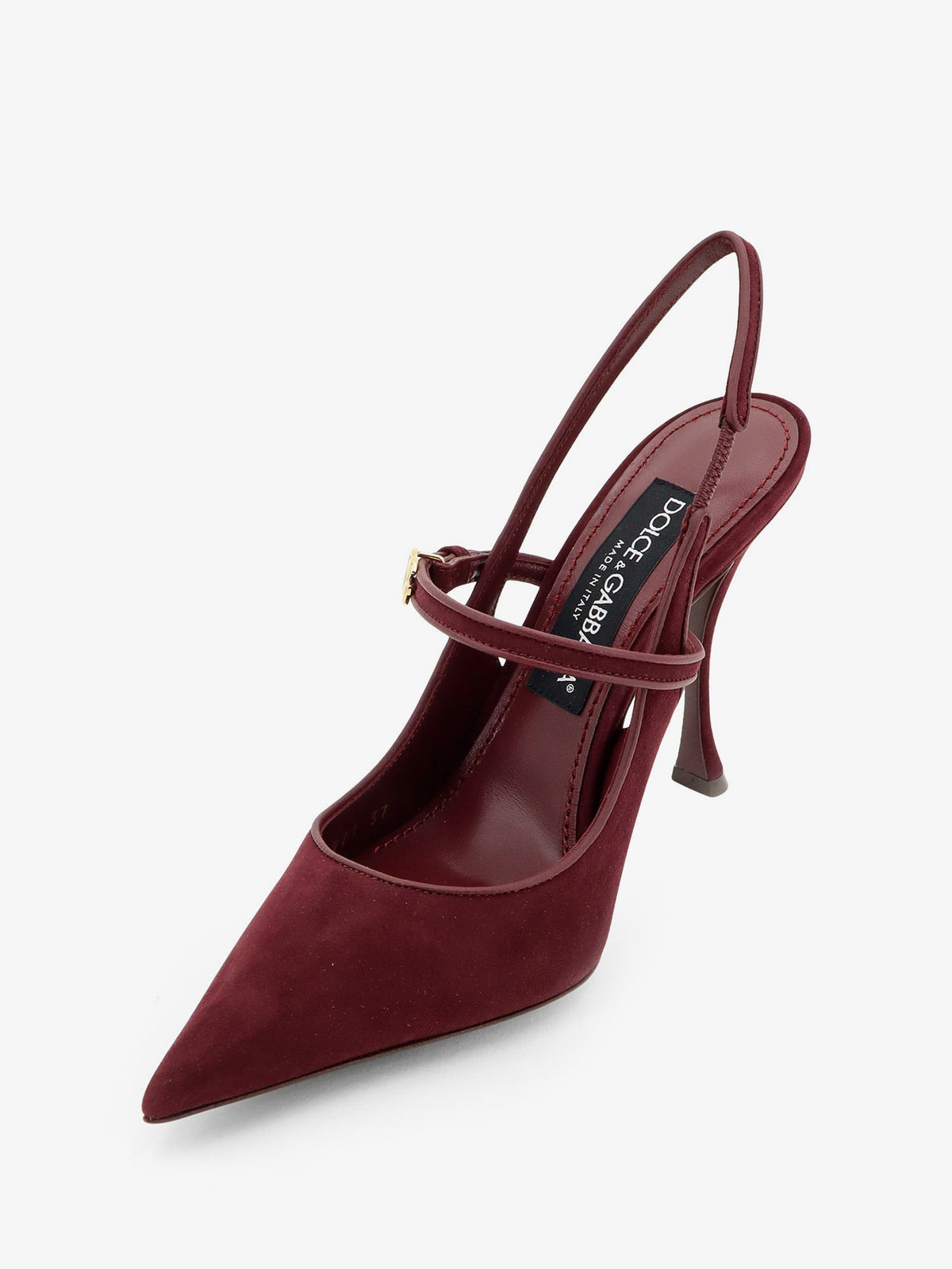 Dolce & Gabbana Suede décolleté - Bordeaux