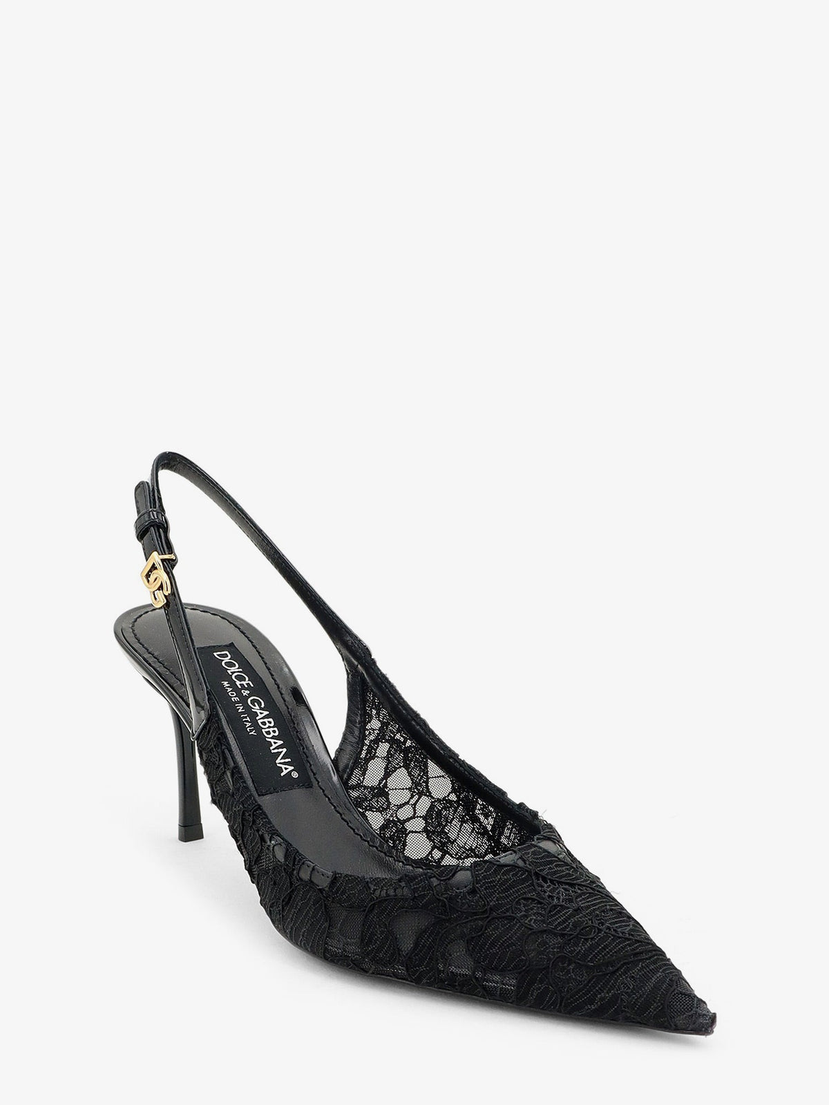 Dolce & Gabbana Lace décolleté - Nero