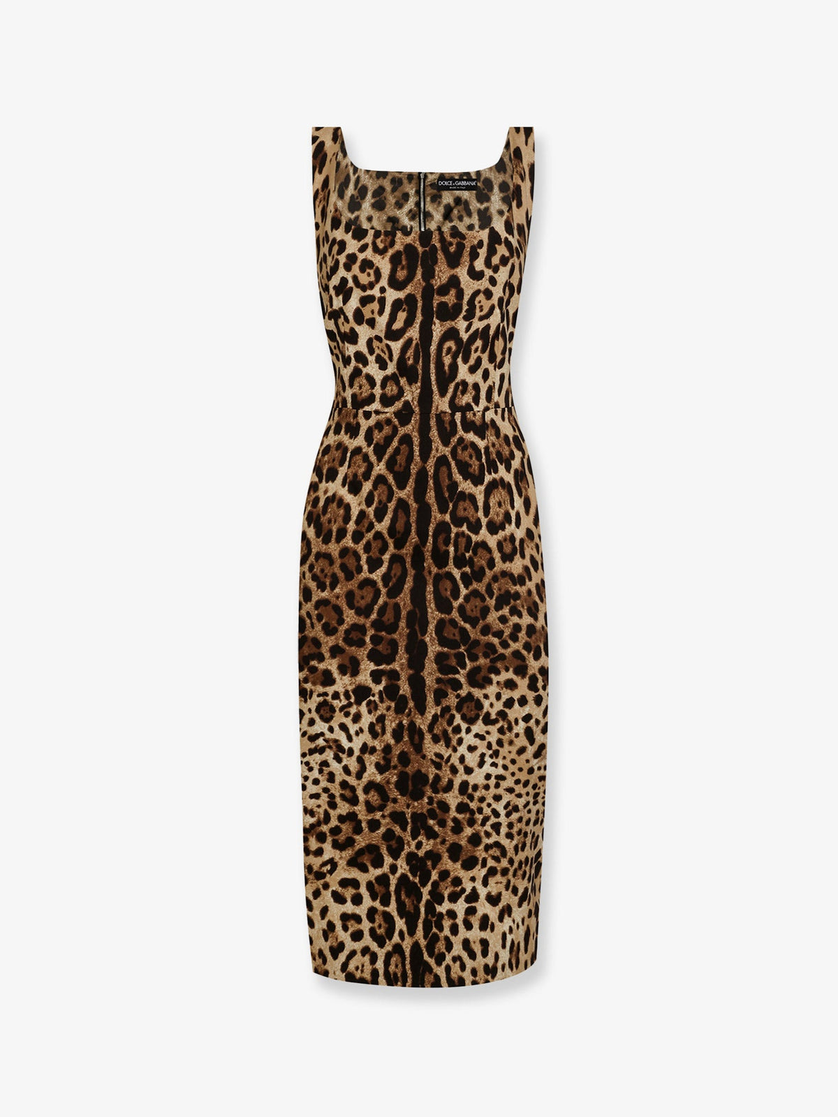 Dolce & Gabbana Midi Dress with Animal print - Leonew