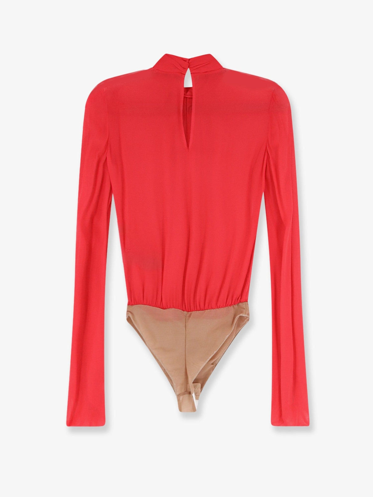 Elisabetta Franchi Viscose shirt with body detail - Red