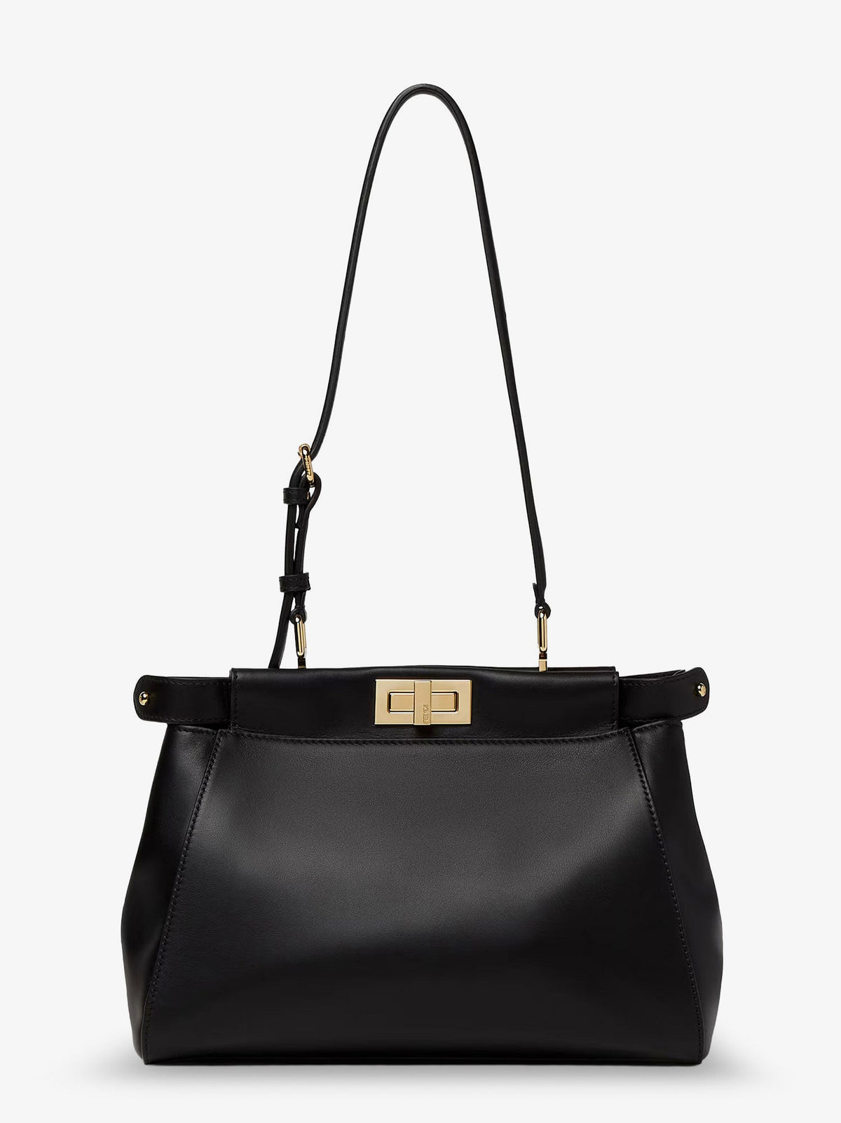 Fendi My Peekaboo Small leather shoulder bag - Nero