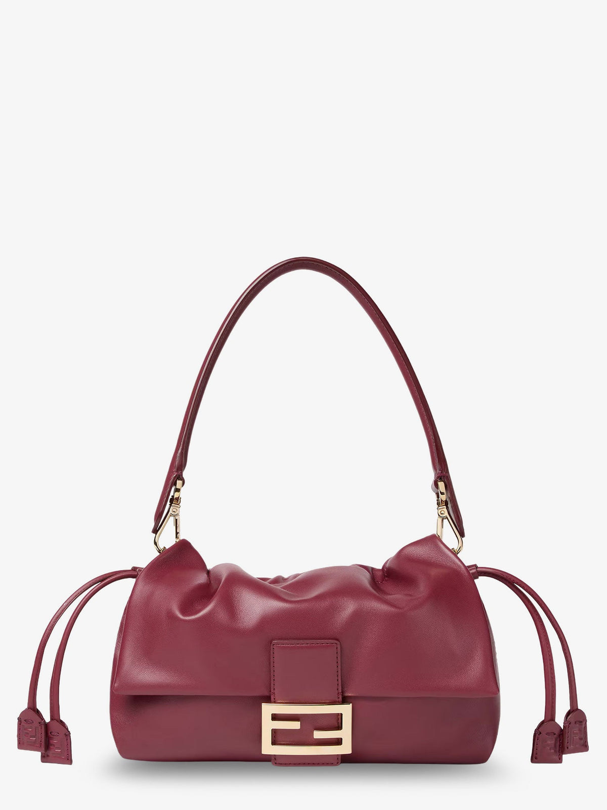 Fendi Baguette Soft Medium Leather shoulder bag - Rossoscuro