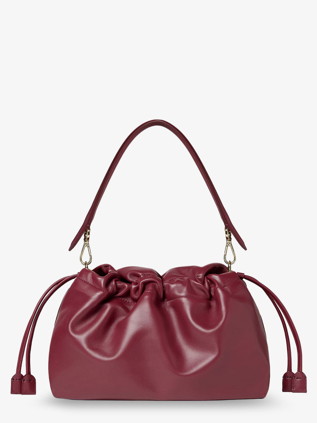 Fendi Large Soft Leather Baguette Bag - Rossoscuro