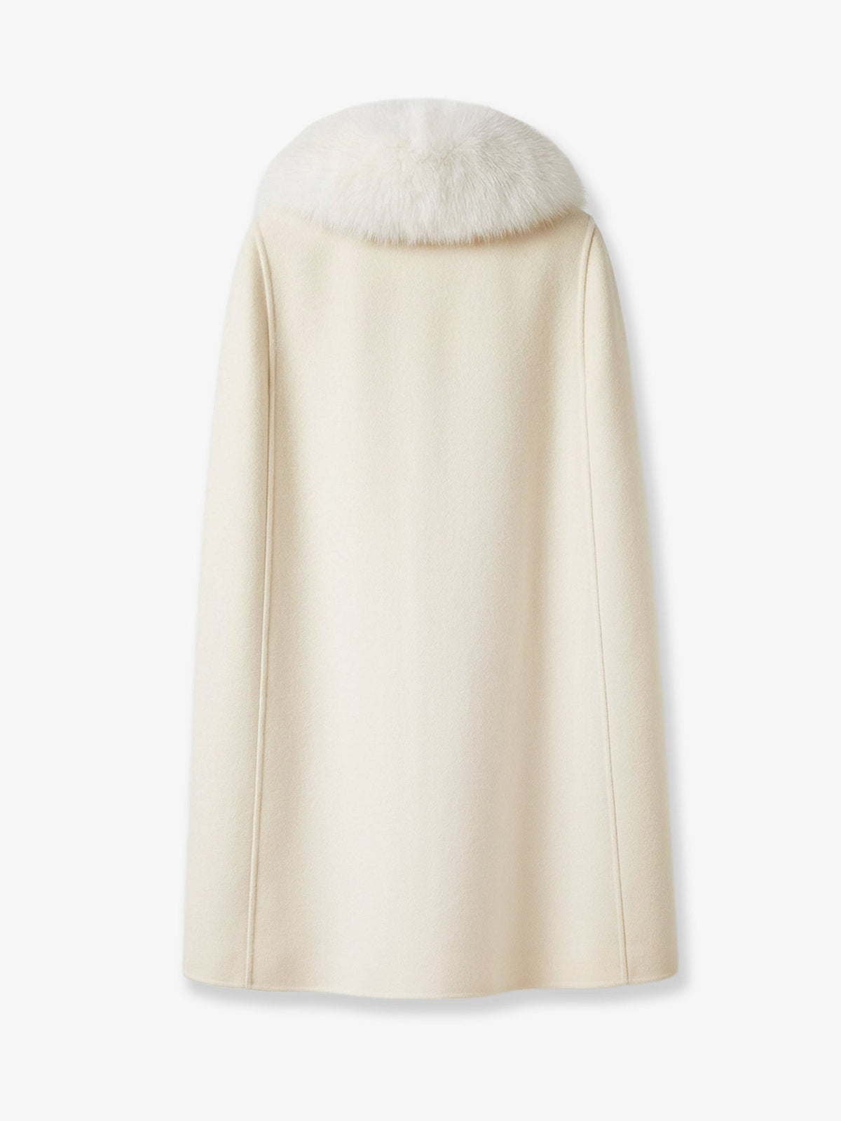 Fendi Virgin wool and angora cape - Avorio