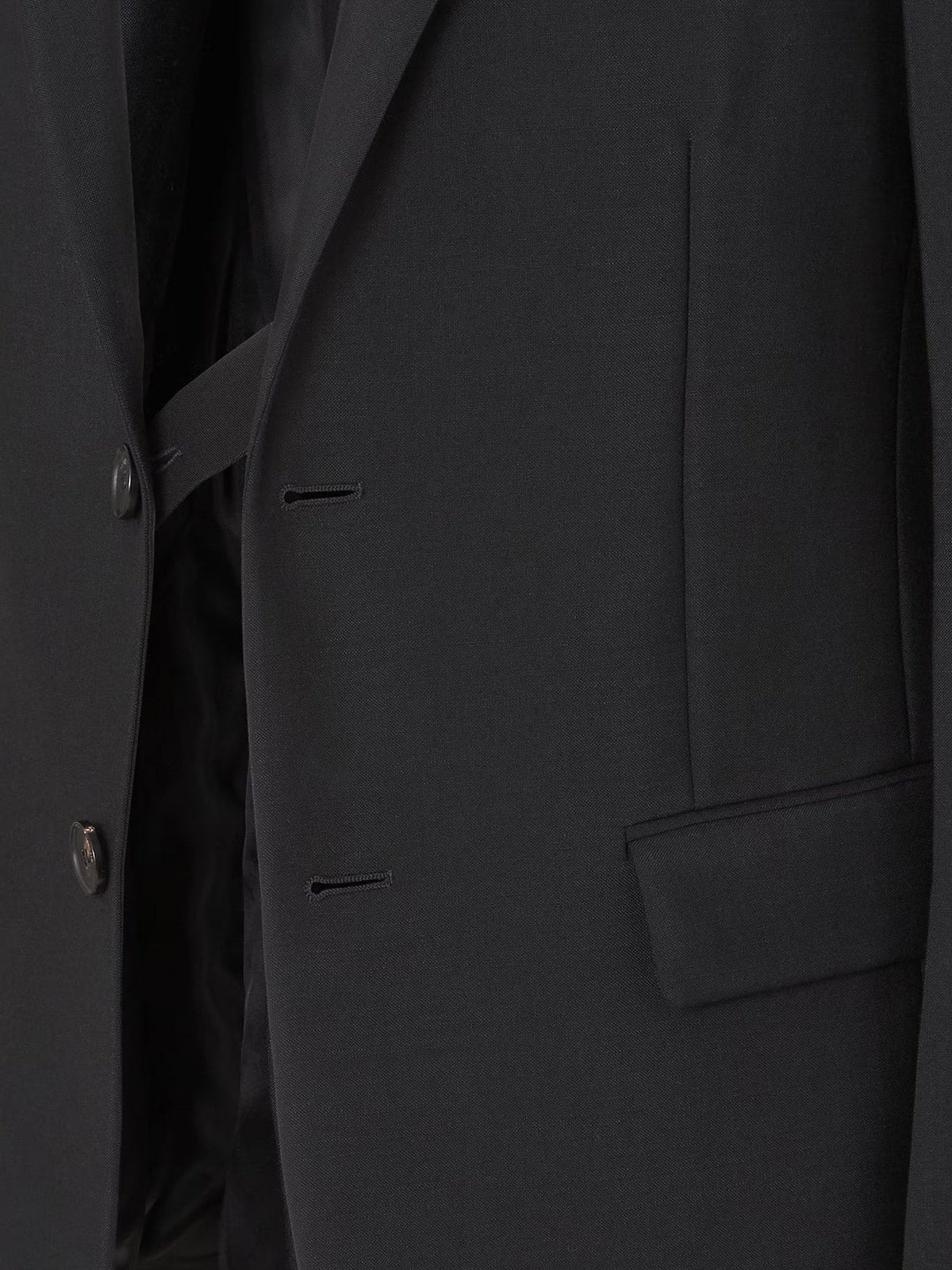 Fendi Black kid mohair blazer - Nero