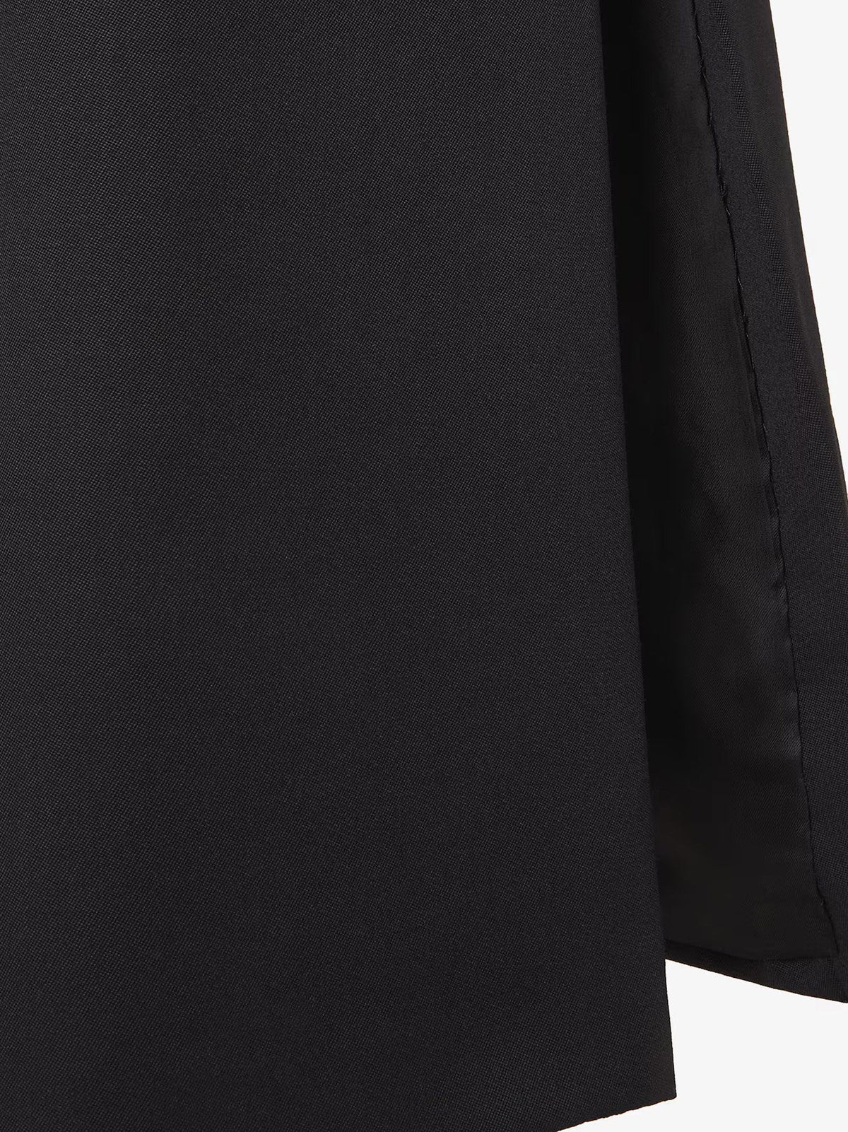 Fendi Black Grain de Poudre skirt - Nero