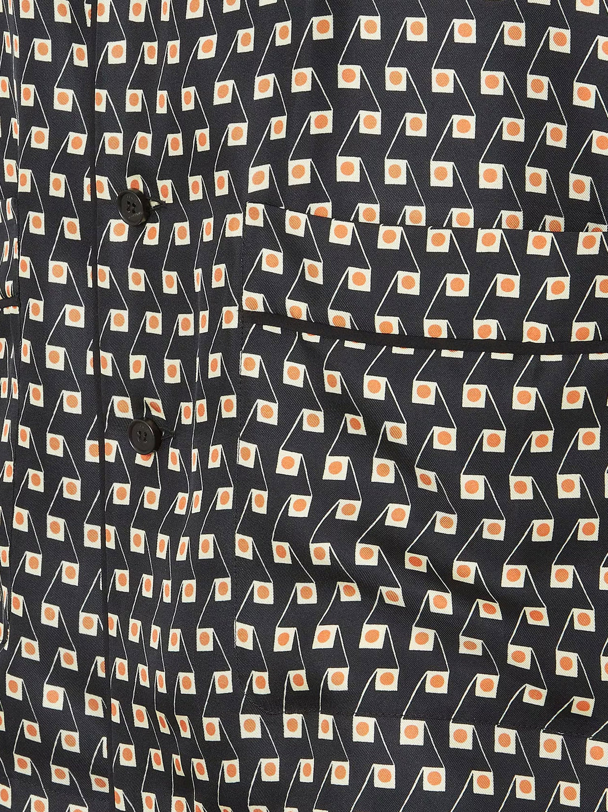 Fendi Pajamas printed silk shirt - Curcumanero