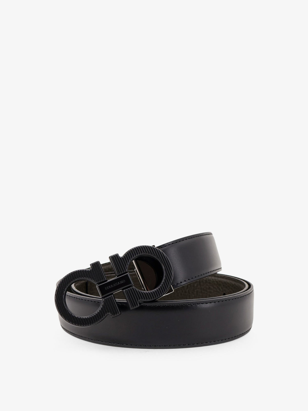 Ferragamo Reversible leather belt - Neronewcognac