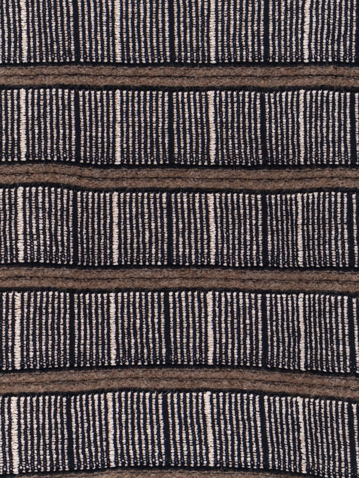 Giorgio Armani Over striped virgin wool and silk sweater - Black