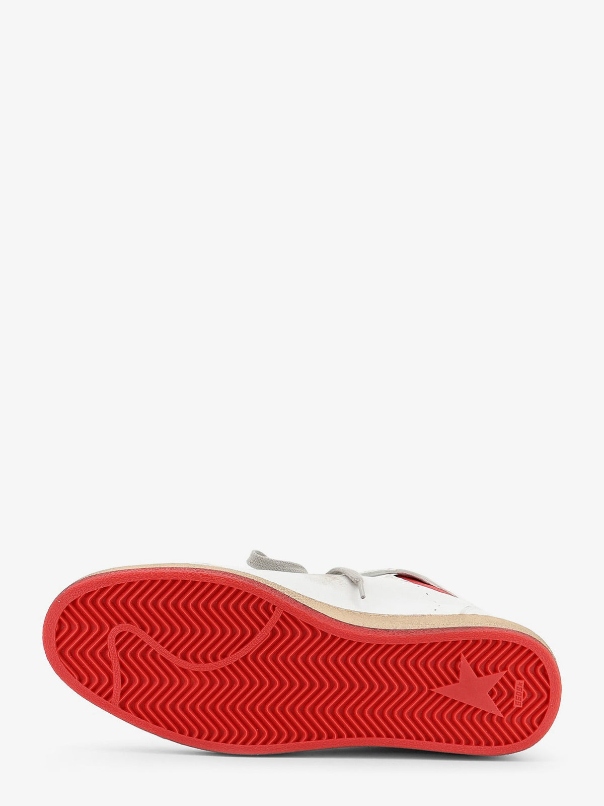 Golden Goose Sky Star leather sneakers with iconic side logo - Whitered